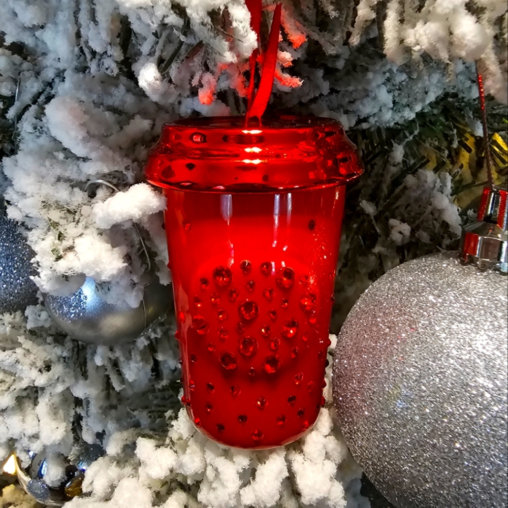 Holiday 2015 In Box Swarovski Starbucks Ornament